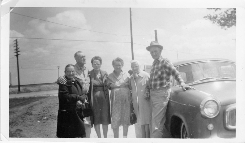 Floy Talley McPherson, Jesse Talley, Novella McPherson Smith, Ida Talley, Agnes Wallace, William Talley taken at Shafter California March 1968 00267.jpg
