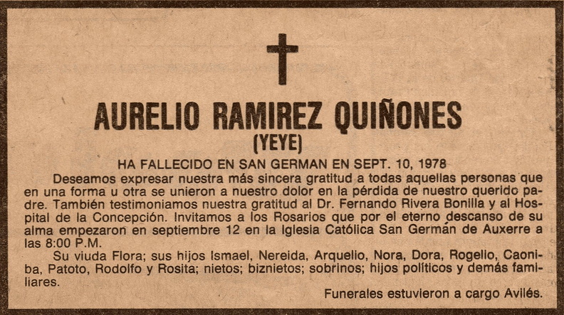 Aurelio Ramirez Quinones
