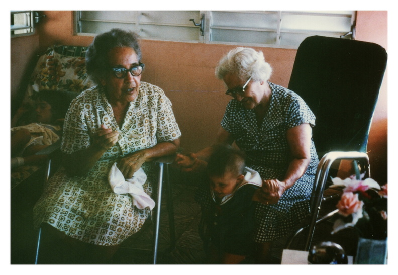 L to R: Arlene June Muxó, Isabel María Ríos, Alfred Coll, Dolores del Pilar Ríos Muxó p000159.jpg