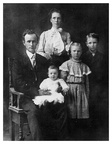 James and Cora Grisham and children